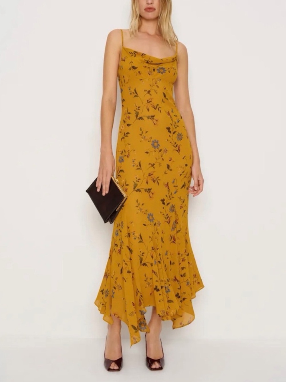 New Reformation Lluvia Maxi Dress